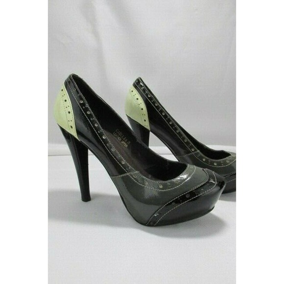 NYLA "Camelia" Wingtip Platform 4.5" High Heel - Picture 3 of 12